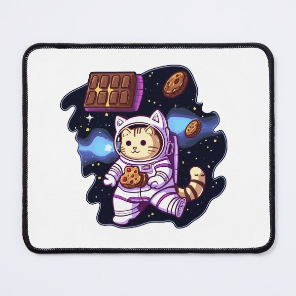 Item preview, Cato eats cookies and space chocolate designed and sold by ElManuOrtiz.