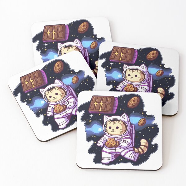 Item preview, Cato eats cookies and space chocolate designed and sold by ElManuOrtiz.