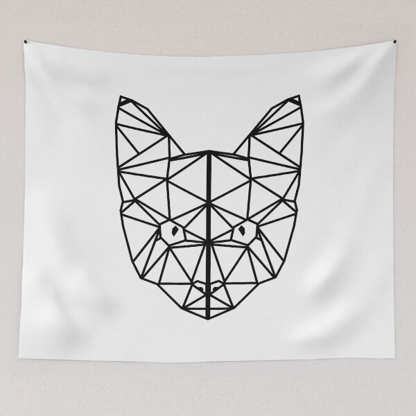Aperçu de l'œuvre Chat polygonal créée et vendue par Tucswebdesign.