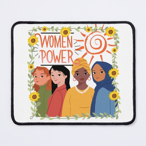 Empowered Women Empower Women - International Women's Day Orange Mouse Pad  for Sale by CraftyBitchHK