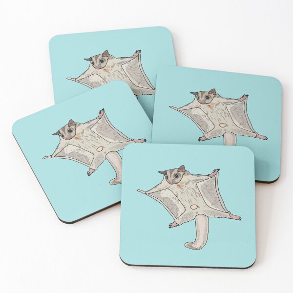 Item preview, Sugar glider cartoon illustration designed and sold by Misscartoon.
