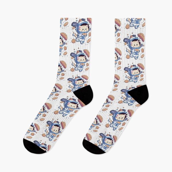 Item preview, space kitty eats cookies designed and sold by ElManuOrtiz.