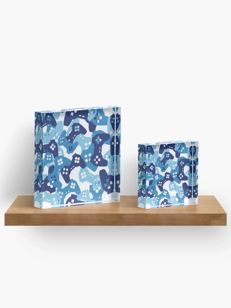 Thumbnail 3 of 5, Acrylic Block, Controller Pattern, game controller pattern, console designed and sold by Patternawy.