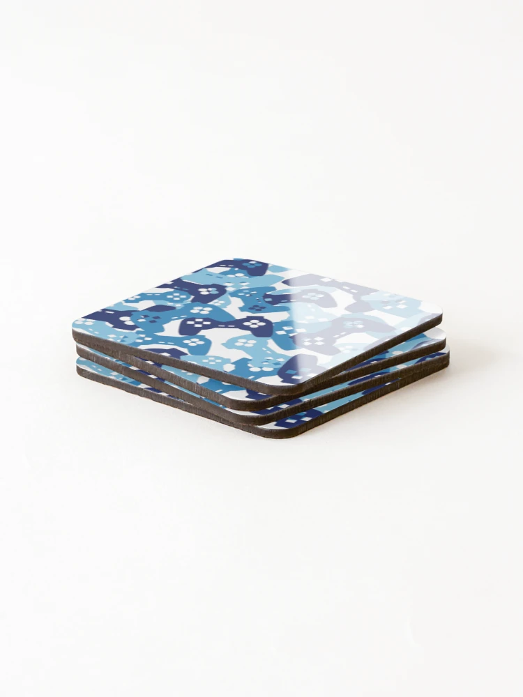 Thumbnail 4 of 5, Coasters (Set of 4), Controller Pattern, game controller pattern, console designed and sold by Patternawy.