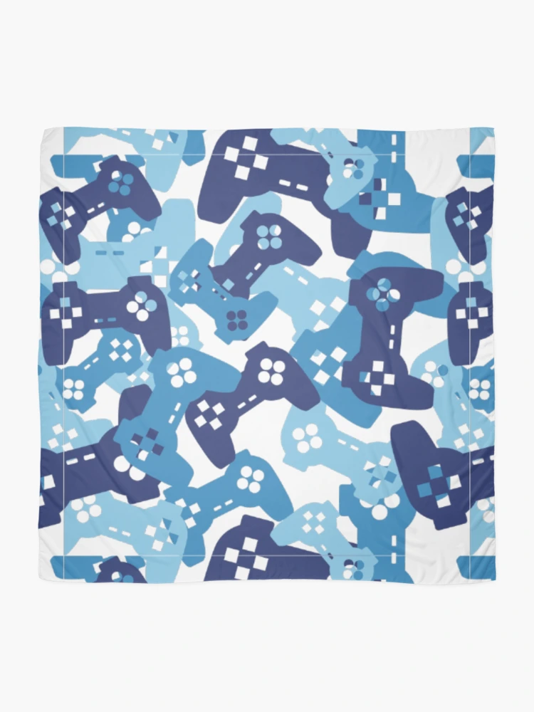 Thumbnail 2 of 3, Scarf, Controller Pattern, game controller pattern, console designed and sold by Patternawy.