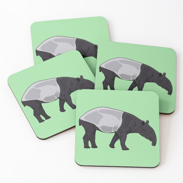 Item preview, Tapir cartoon illustration designed and sold by Misscartoon.