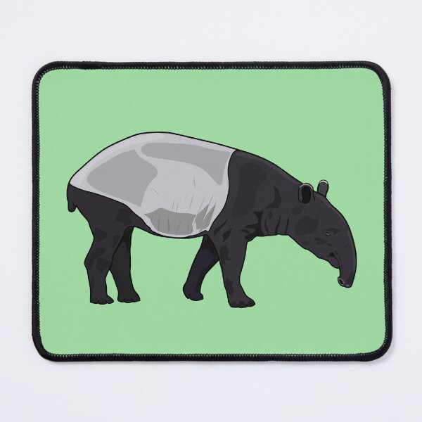 Item preview, Tapir cartoon illustration designed and sold by Misscartoon.