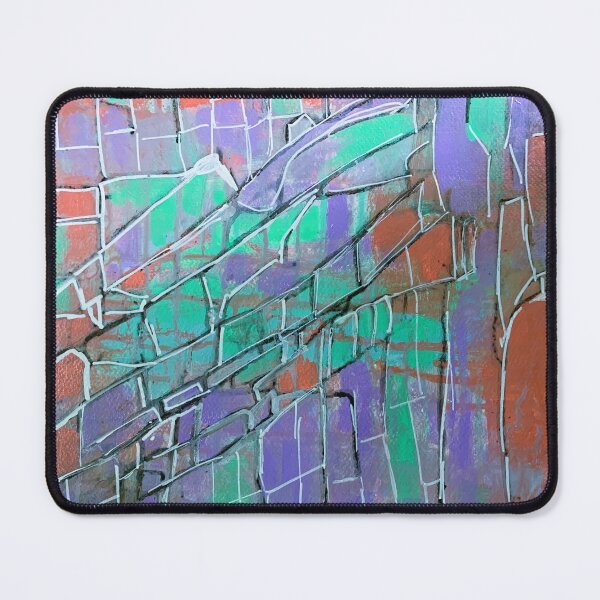 Item preview, Healing Cracks - abstract wall art colorful abstract art print contemporary abstract designed and sold by AdzSpirit.