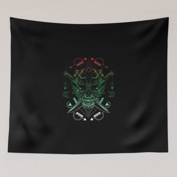 Item preview, Mask With Demon Sword designed and sold by Frostonions.