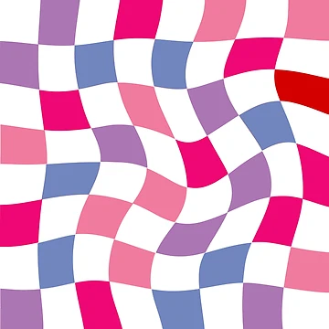 Artwork thumbnail, Colorful Checkered Pattern by Patternawy
