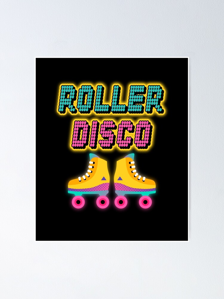 Costume de roller disco des années 80 pour femmes 