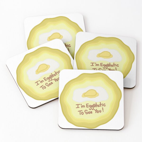 Item preview, I'm Eggstatic To See You! designed and sold by BuzzGeeArt.