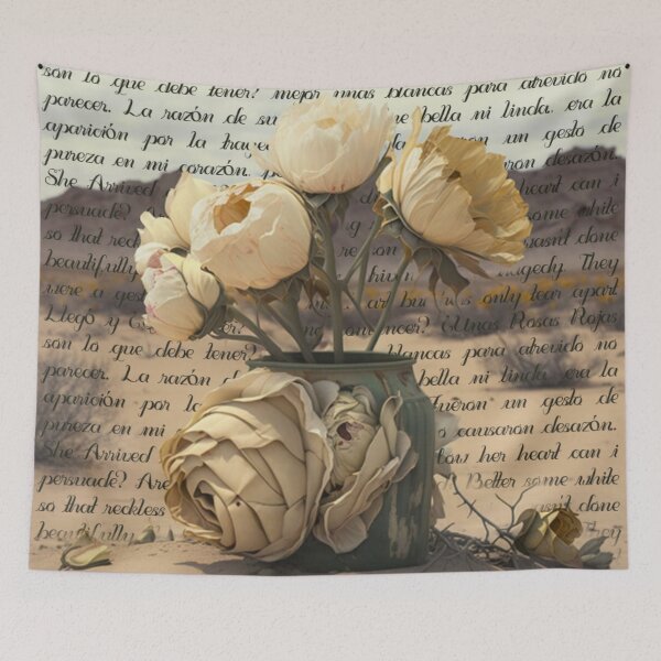 Item preview, Roses are White designed and sold by TrazosDeLobo.