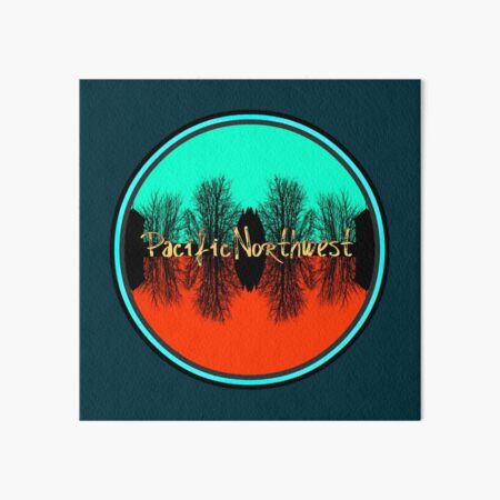 Pacific Northwest Reflections Art Board Print