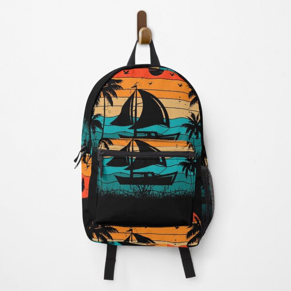 Item preview, Retro Sunset Of The Sail Boat designed and sold by TJR-Production.