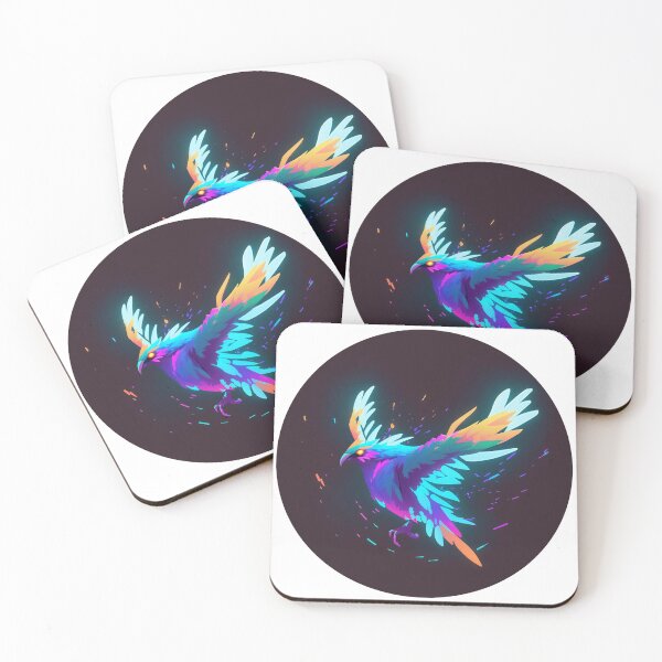 Item preview, A multicolored Space Falcon designed and sold by ElManuOrtiz.