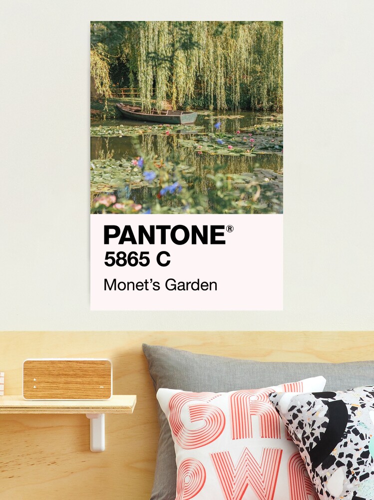 Pantone Monet's Garden Postcard for Sale by beekindstudio