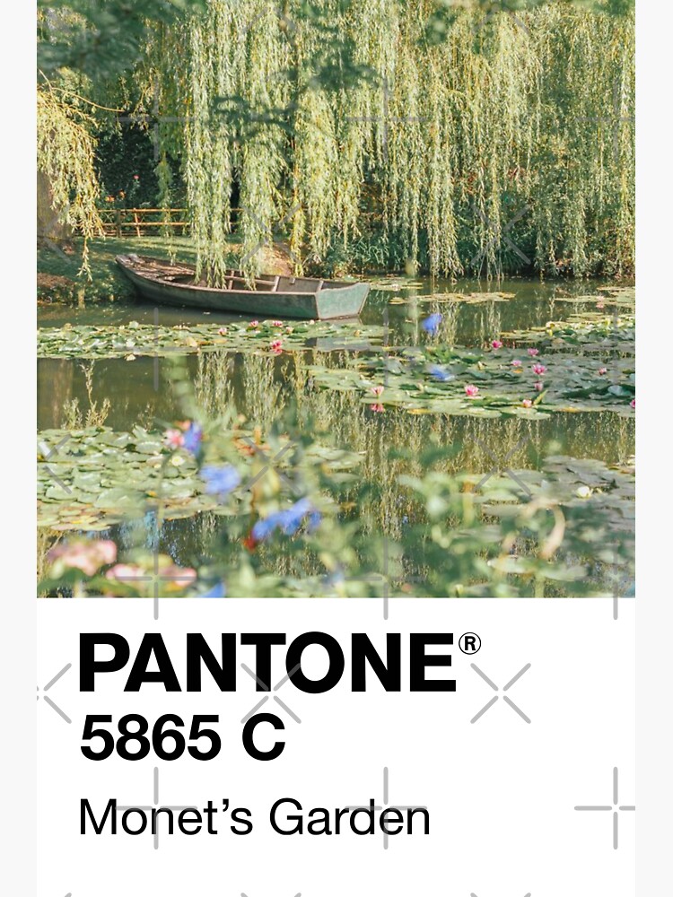 Pantone Monet’s Garden by beekindstudio