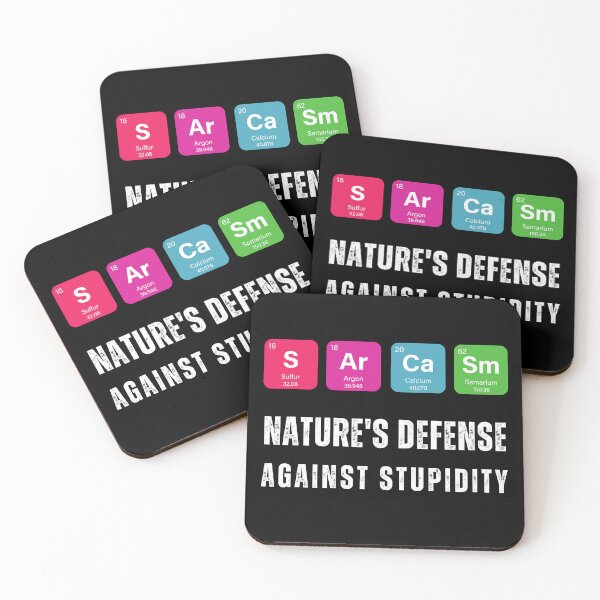 Item preview, Sarcasm Natures Defense Against Stupidity - Funny designed and sold by artfartzzz.