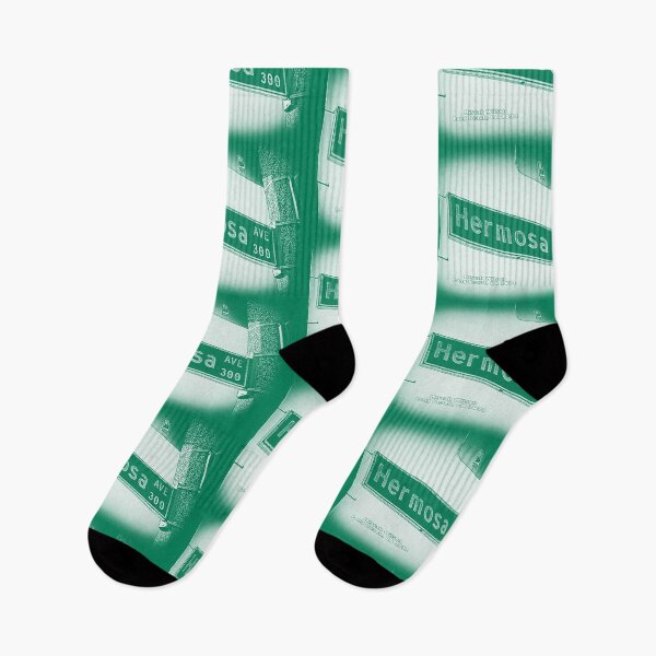 Item preview, Hermosa Avenue AQUA FLORESCENT ICE, Long Beach, CA by Mistah Wilson designed and sold by The Street Sign Store.