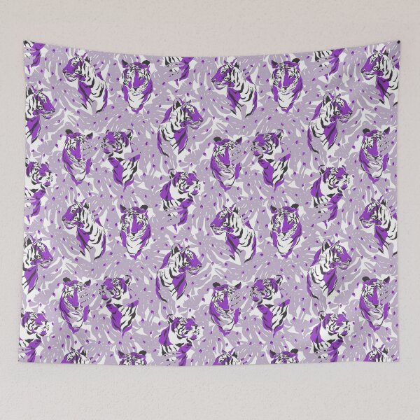 Item preview, Plain Tiger Pattern - Tiger Asia Purple Pattern - Tiger Pattern Jungle designed and sold by Patternawy.
