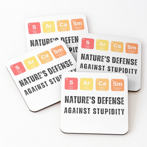 Item preview, Sarcasm Natures Defense Against Stupidity - Funny designed and sold by artfartzzz.