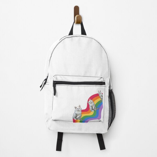 Item preview, Ragdoll Cats Riding A Rainbow designed and sold by TeeKid.