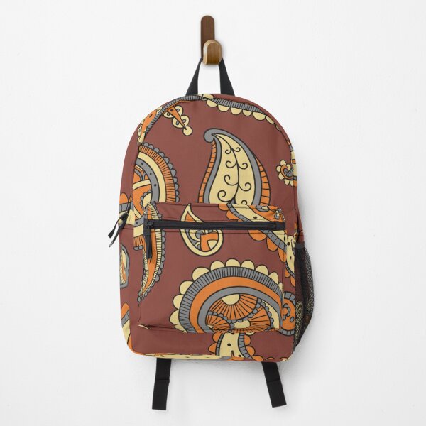 Item preview, Brown paisley pattern designed and sold by Donkey's Salad.
