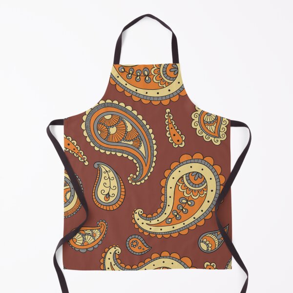 Item preview, Brown paisley pattern designed and sold by Donkey's Salad.