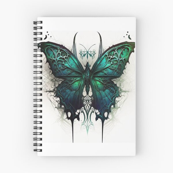 Item preview, Gothic Style Butterfly with Hues of Blue and Green designed and sold by Dragonstrom.