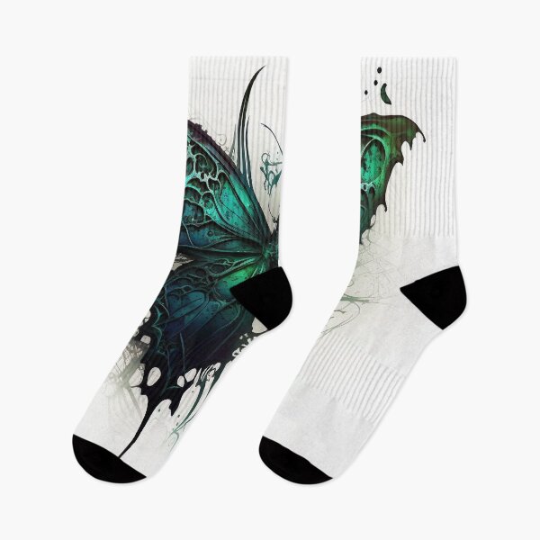 Item preview, Gothic Style Butterfly with Hues of Blue and Green designed and sold by Dragonstrom.