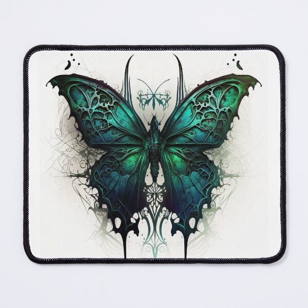 Item preview, Gothic Style Butterfly with Hues of Blue and Green designed and sold by Dragonstrom.