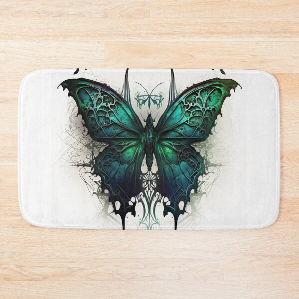 Item preview, Gothic Style Butterfly with Hues of Blue and Green designed and sold by Dragonstrom.