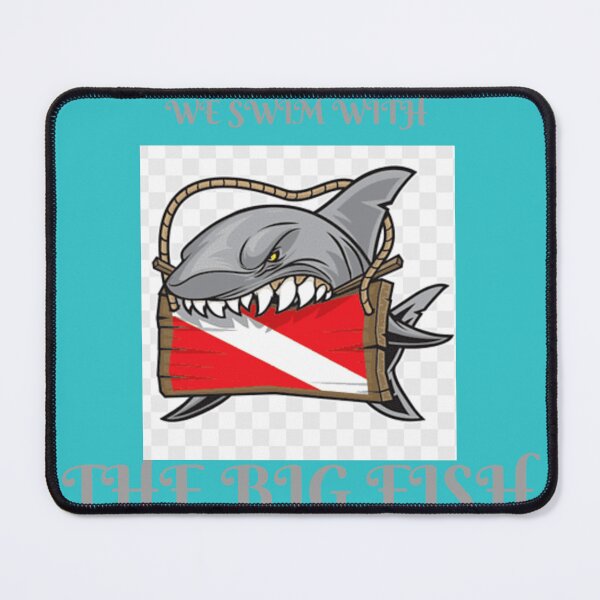 Item preview, Big Fish Diver designed and sold by FunTeeGraphics1.