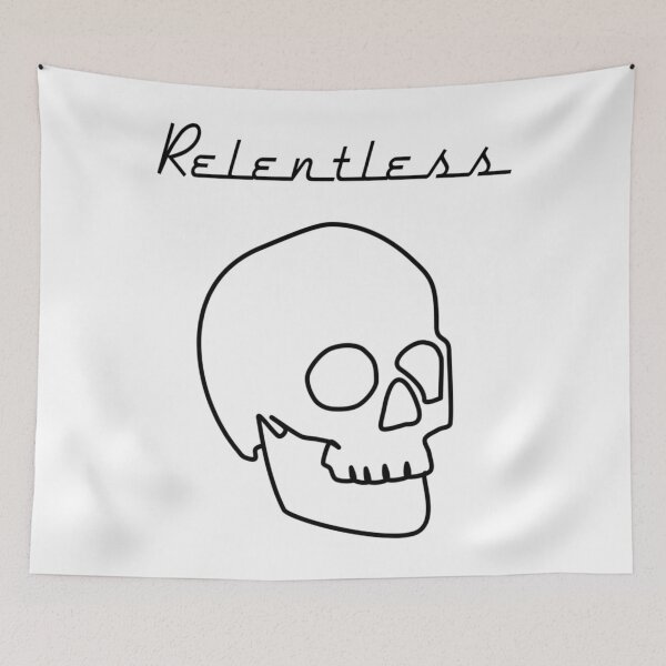 Item preview, Relentless Skull Line Design designed and sold by staszkyyngb.