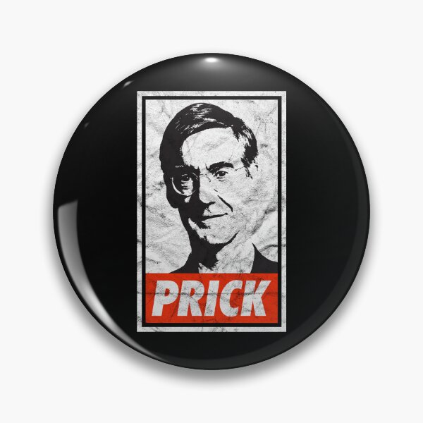 Item preview, Rees-Mogg Prick (Black Worn Look) designed and sold by politicalamity.