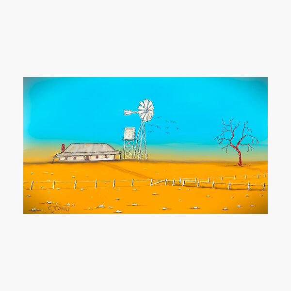 Item preview, Remote Australian Homestead designed and sold by EJCairns.