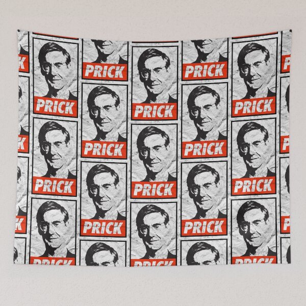 Item preview, Rees-Mogg Prick (Black Worn Look) designed and sold by politicalamity.