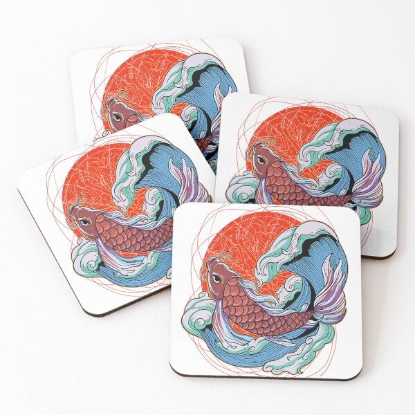 Item preview, Koi Fish Carp Nishikigoi Japanese Gift designed and sold by WaterDavenport.