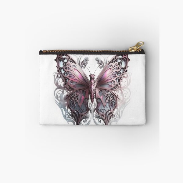 Item preview, Ornate Intricate Butterfly with Muted Hues of Pink/Mauve designed and sold by Dragonstrom.
