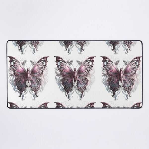 Item preview, Ornate Intricate Butterfly with Muted Hues of Pink/Mauve designed and sold by Dragonstrom.