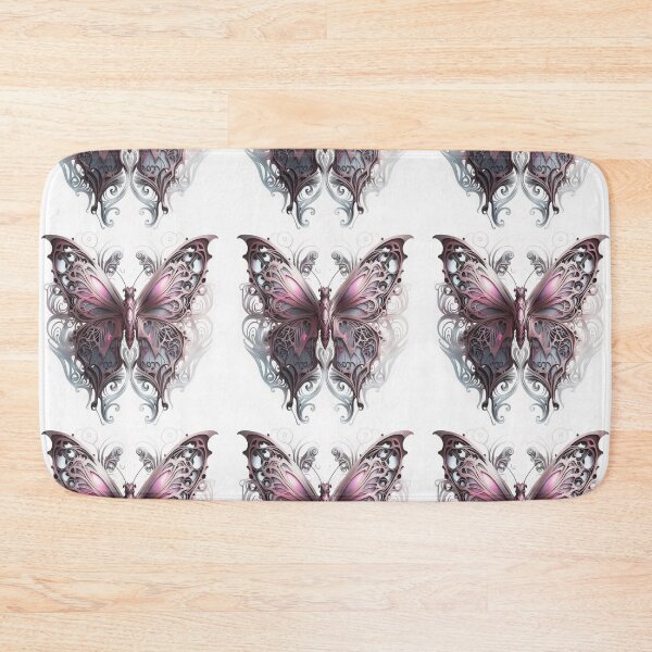Item preview, Ornate Intricate Butterfly with Muted Hues of Pink/Mauve designed and sold by Dragonstrom.