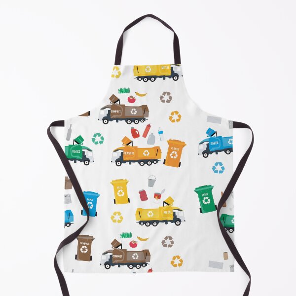 Item preview, Colorful Recycling Garbage Trucks & Bins designed and sold by idovedesign.
