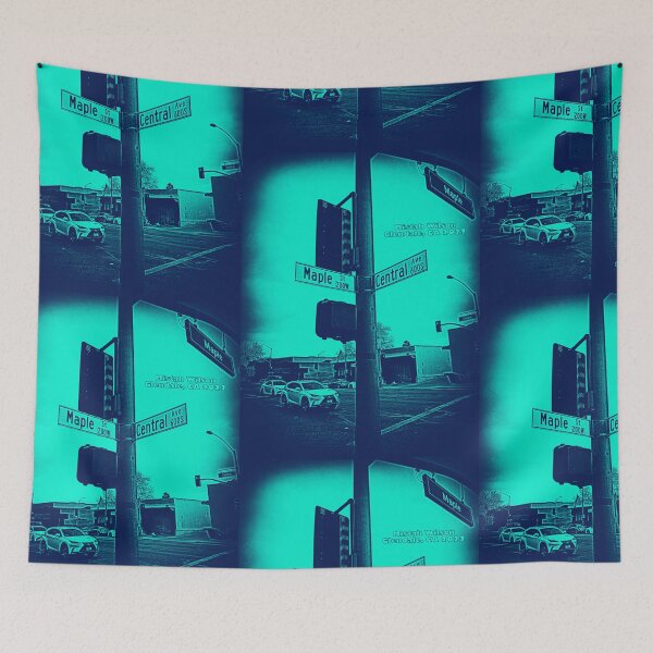 Item preview, Maple Street & Central Avenue BLURBERRY SODA POP, Glendale, California by Mistah Wilson designed and sold by The Street Sign Store.