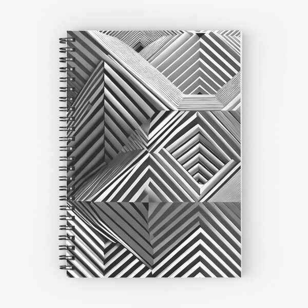 Item preview, Geometric Optical Illusion in B&W designed and sold by JoanNinjaHen.