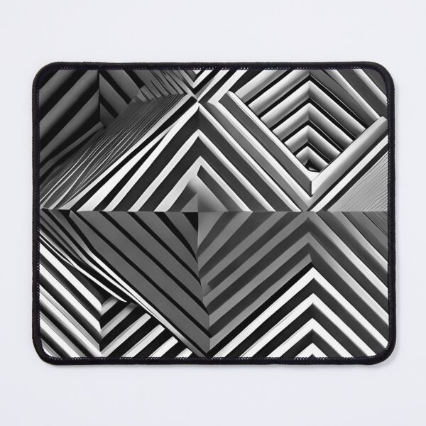 Artikelvorschau, Geometrische optische Täuschung in B&W entworfen und verkauft von JoanNinjaHen.