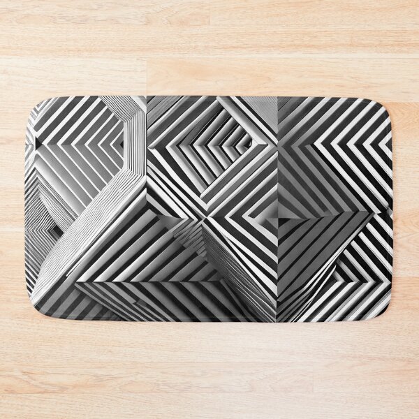 Item preview, Geometric Optical Illusion in B&W designed and sold by JoanNinjaHen.