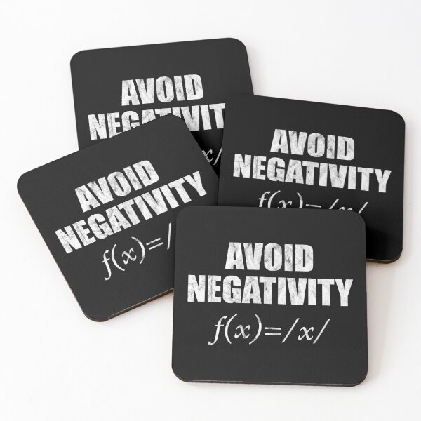 Item preview, Avoid Negativity Formula (Black Worn Look) designed and sold by siggyspatsky.