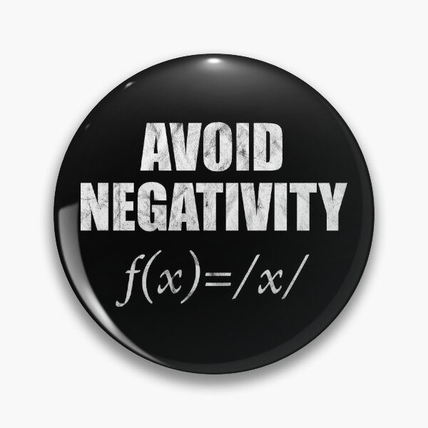 Item preview, Avoid Negativity Formula (Black Worn Look) designed and sold by siggyspatsky.