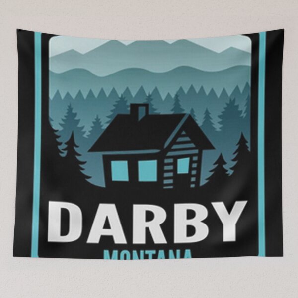 Item preview, Darby Montana Mountain Town designed and sold by allicaMullen.